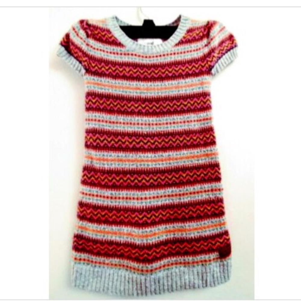 H & M L.O.G.G. (Label of Graded Goods) Fair Isle Print Childs Sweater Dress